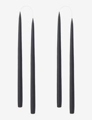 Kunstindustrien - Hand Dipped Candles, 4 pack - lowest prices - black - 0