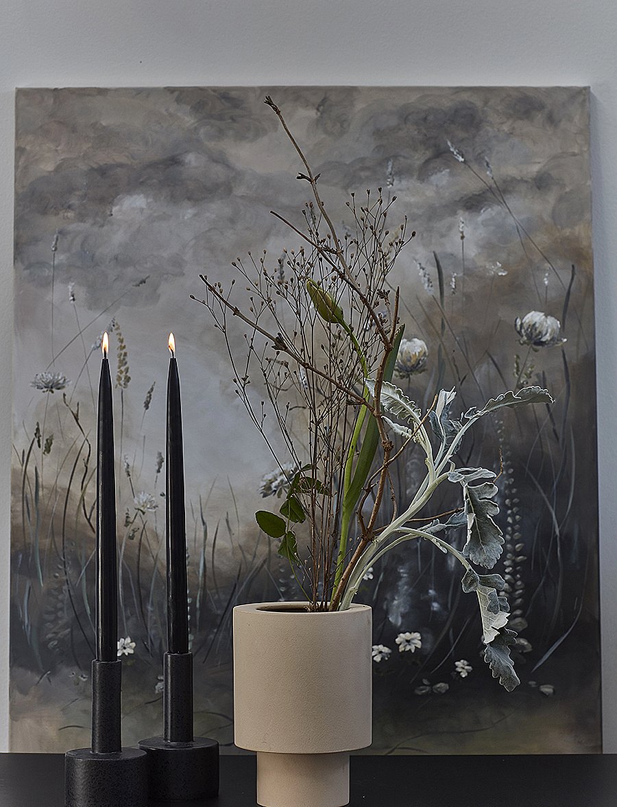 Kunstindustrien - Hand Dipped Candles, 4 pack - madalaimad hinnad - black - 3