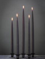 Kunstindustrien - Hand Dipped Candles, 4 pack - lowest prices - black - 4