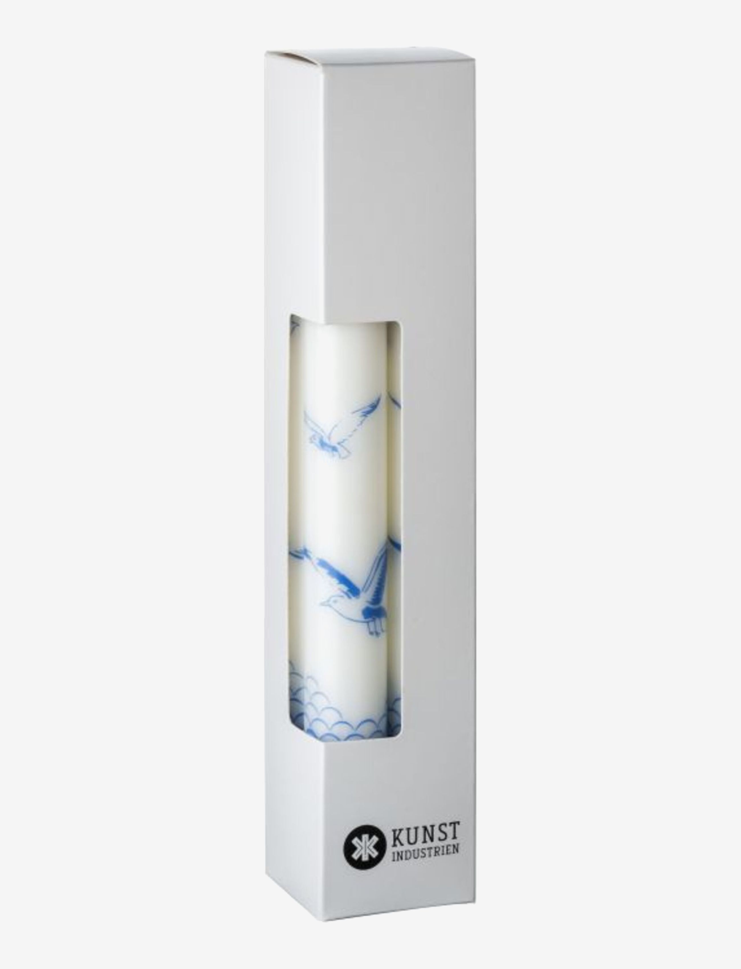 Kunstindustrien Classic Candles -Gift Box W. 4 Pcs, One Size, Candles, Blau - Pillar Homeware