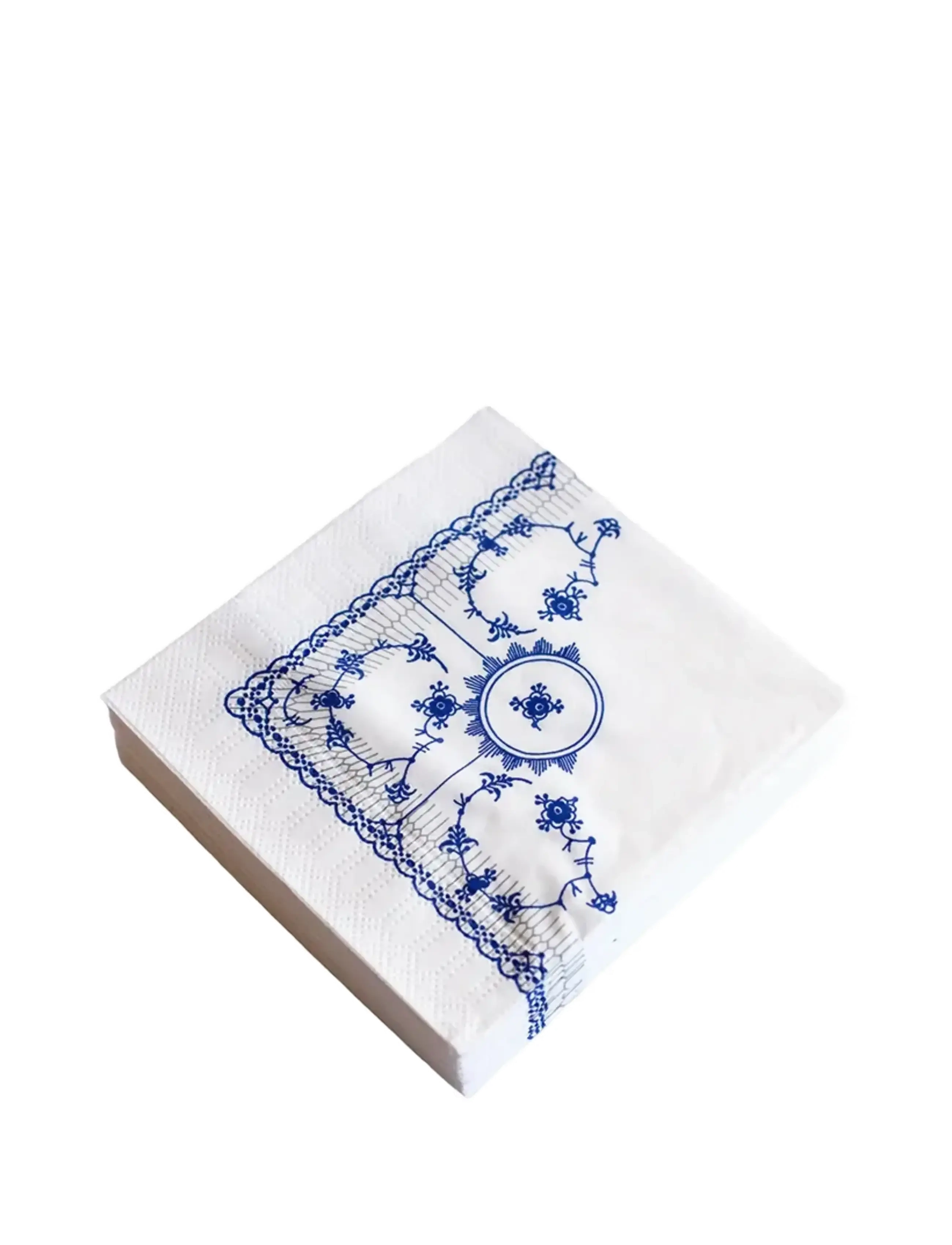 Kunstindustrien - Classic Napkins,20 pcs - papīra salvetes - blue pattern - 1