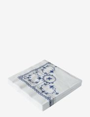 Kunstindustrien - Musselmalet Lunch Napkins, 33x33, 20 pce - serwetki papierowe - blue pattern - 0