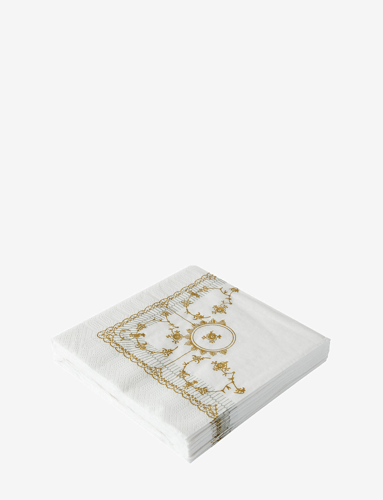 Kunstindustrien - Classic Napkins,20 pcs - pabersalvrätikud - gold pattern - 1