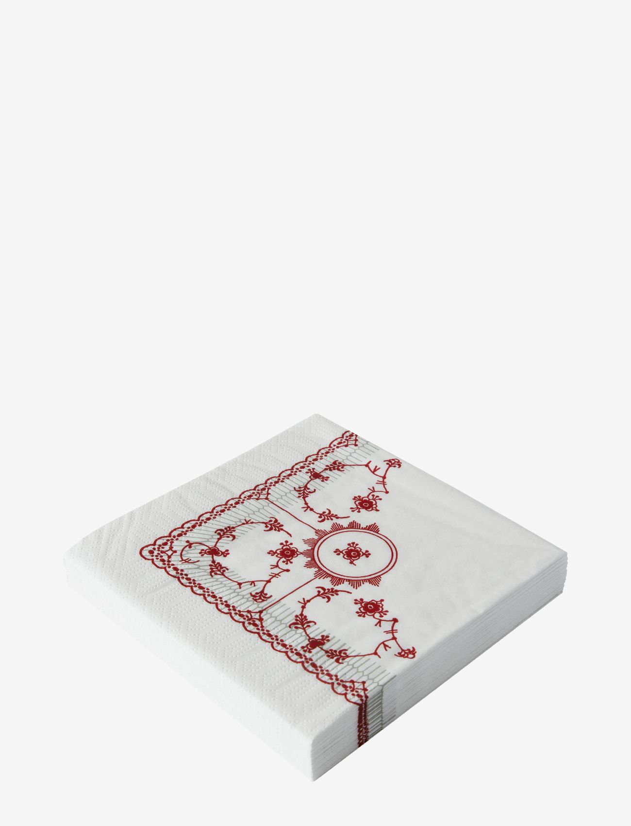 Kunstindustrien - Classic Napkins, 33x33 cm, 20 pcs. - pappersservetter - red pattern - 0
