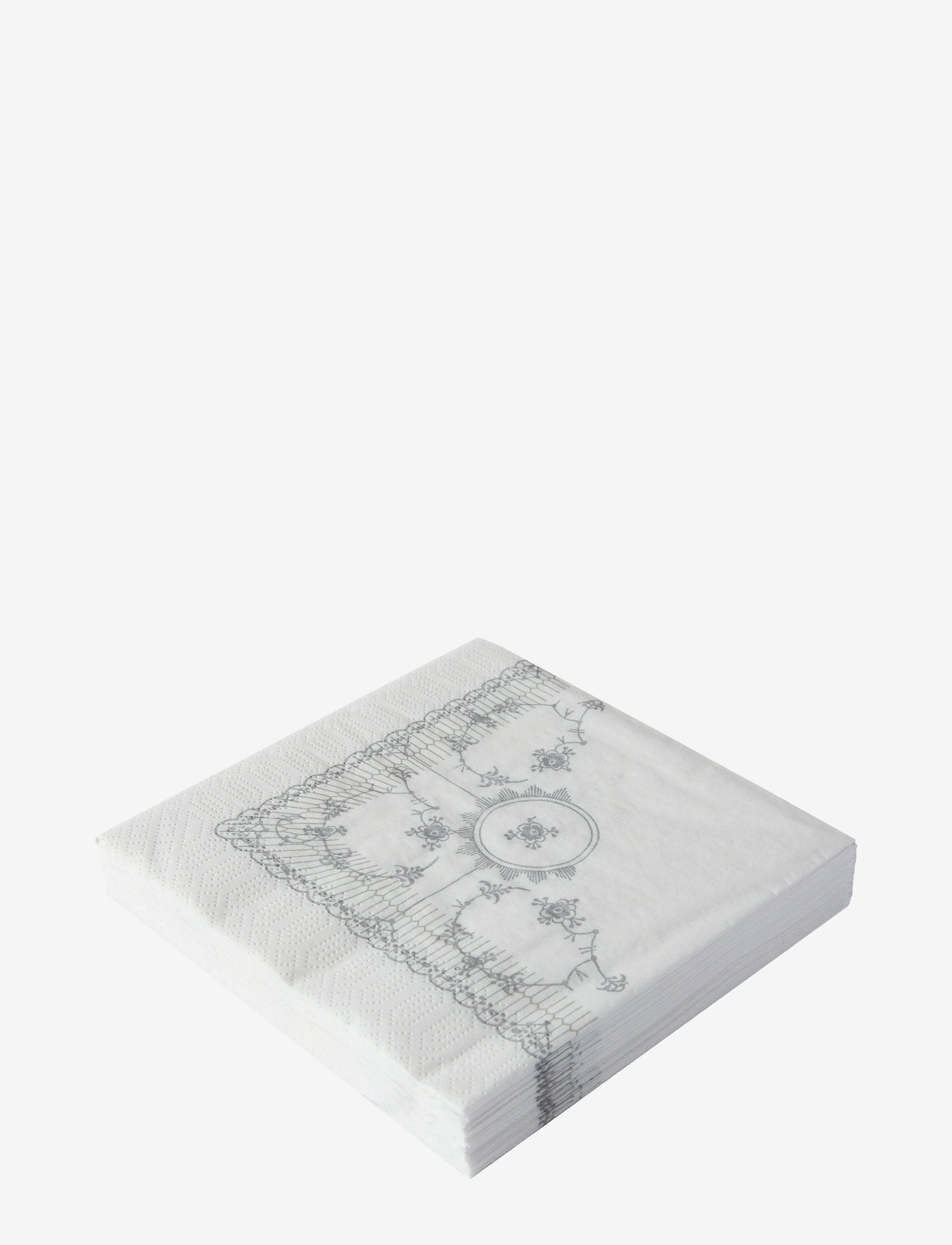 KUNSTINDUSTRIEN Klassisch Napkins, 20 Pcs Weiß - 33X33CM - Unisex