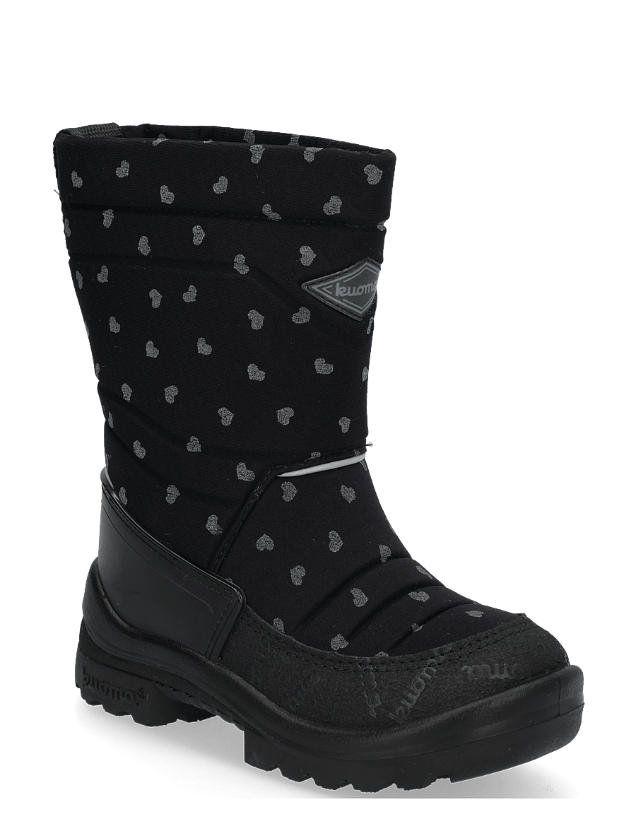 Kuoma - Putkivarsi - winter boots - black cute reflective - 0