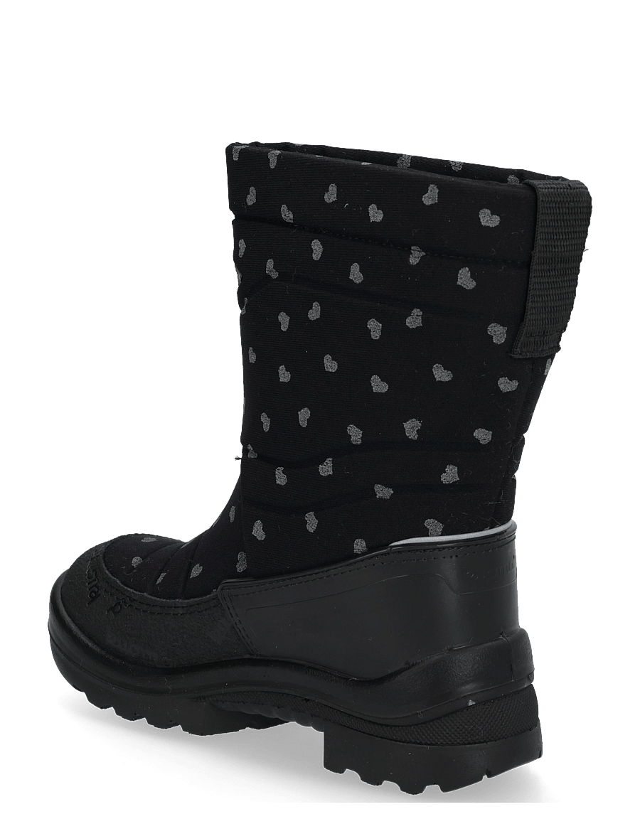 Kuoma - Putkivarsi - winter boots - black cute reflective - 1