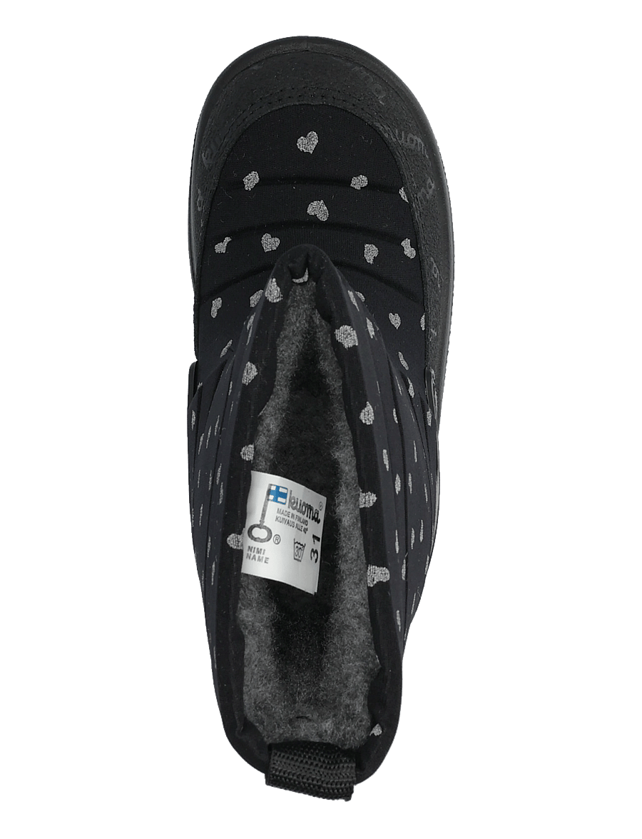 Kuoma - Putkivarsi - winter boots - black cute reflective - 3