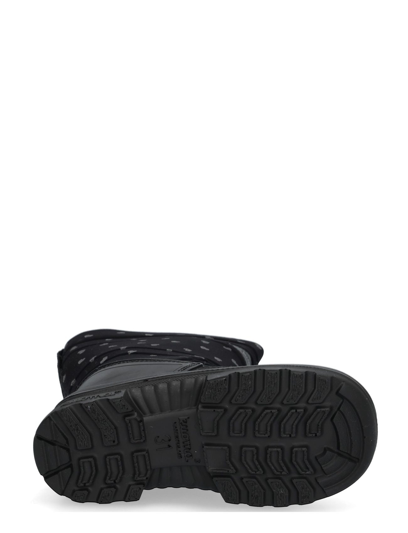 Kuoma - Putkivarsi - winter boots - black cute reflective - 4