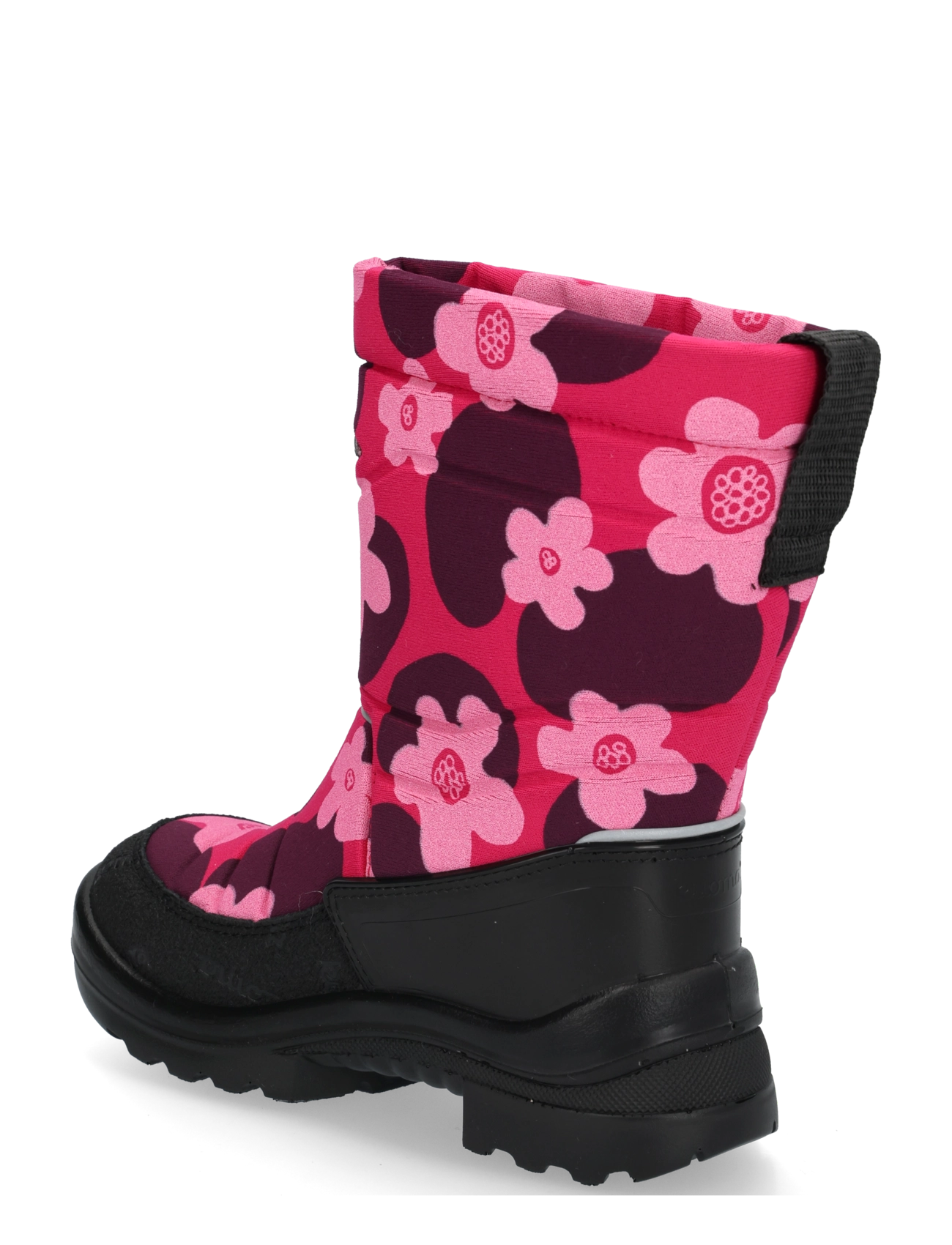 Kuoma - Putkivarsi - winter boots - pink flower - 1
