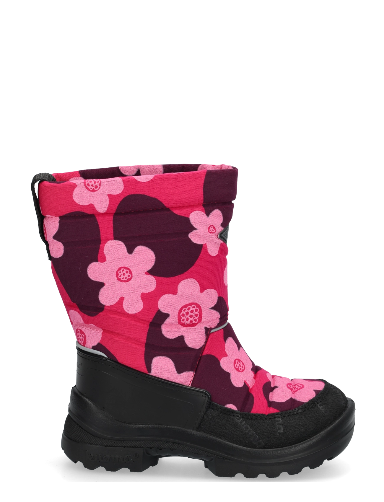 Kuoma - Putkivarsi - winter boots - pink flower - 2