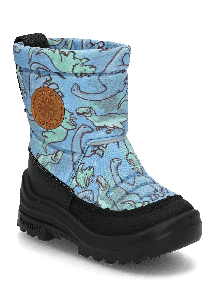 Kuoma - Hanki - winterstiefel - harbour blue dinosaur - 0