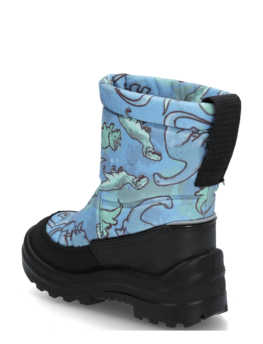 Kuoma - Hanki - winter boots - harbour blue dinosaur - 1