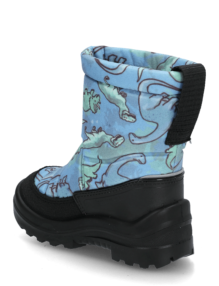 Kuoma - Hanki - winterstiefel - harbour blue dinosaur - 1