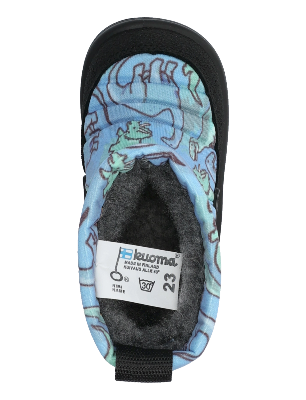 Kuoma - Hanki - winter boots - harbour blue dinosaur - 3