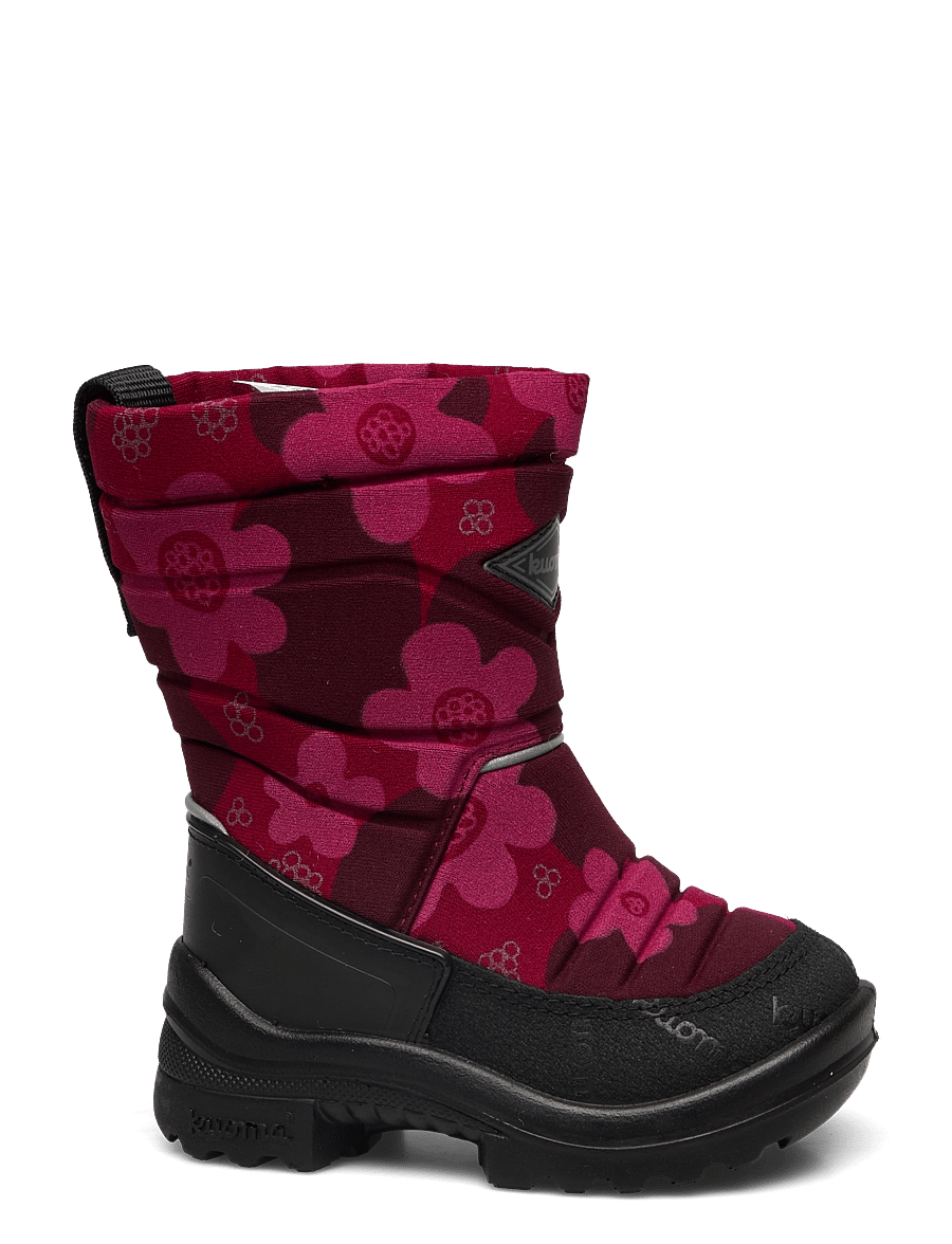 Kuoma - Putkivarsi wool - Žieminiai batai - bordeaux flower reflective - 1