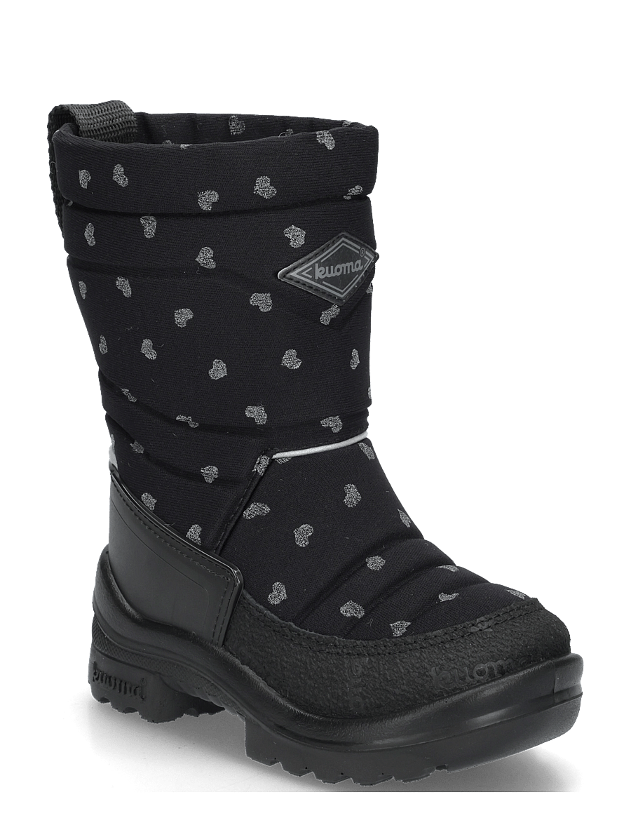 Kuoma - Putkivarsi wool - vinterstøvler - black cute reflective - 0