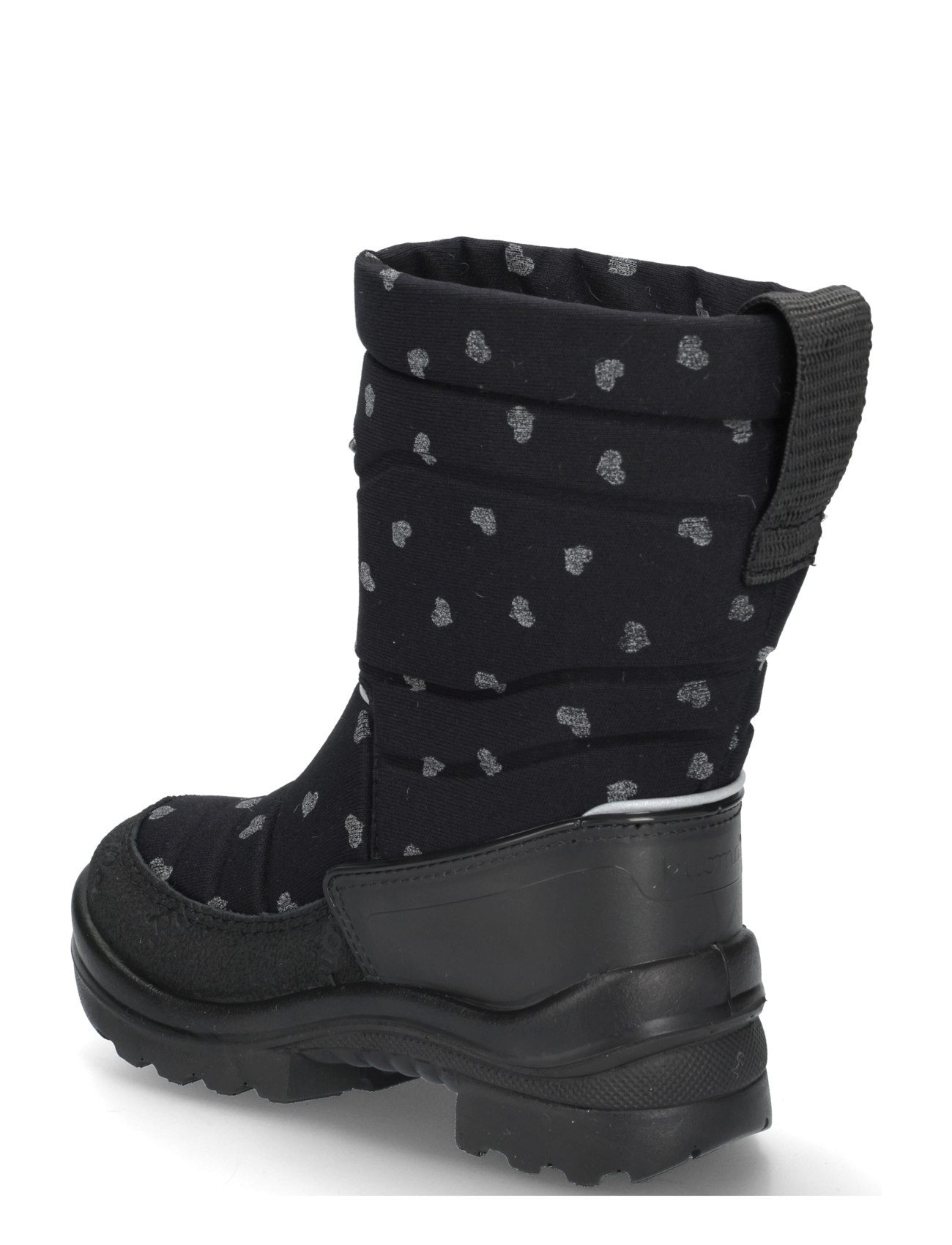 Kuoma - Putkivarsi wool - winter boots - black cute reflective - 1