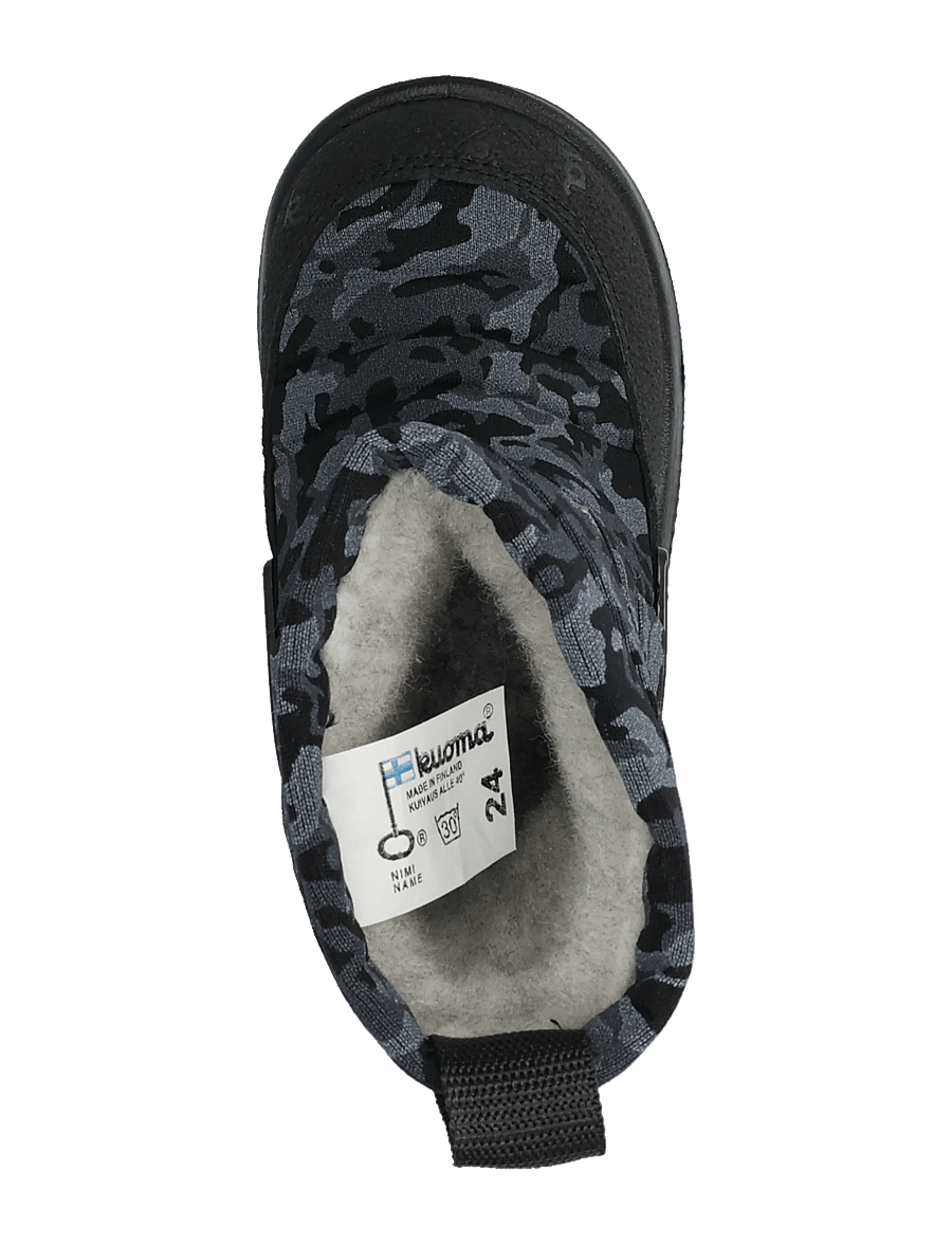 Kuoma - Putkivarsi wool - sügisene kokkuhoid - black ghost - 3