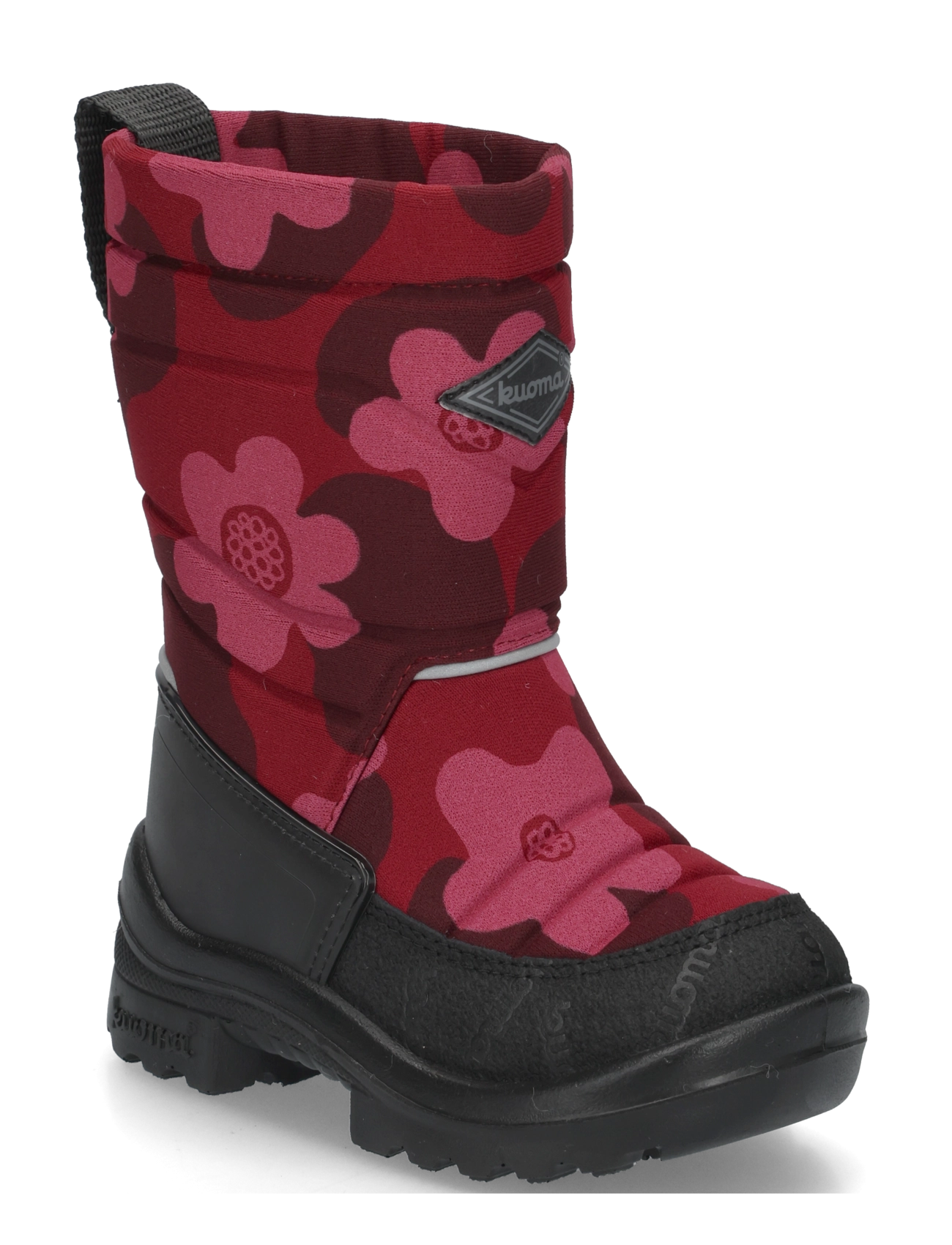 Kuoma Putkivarsi wool - Kuoma - BORDEAUX FLOWER / burgundy