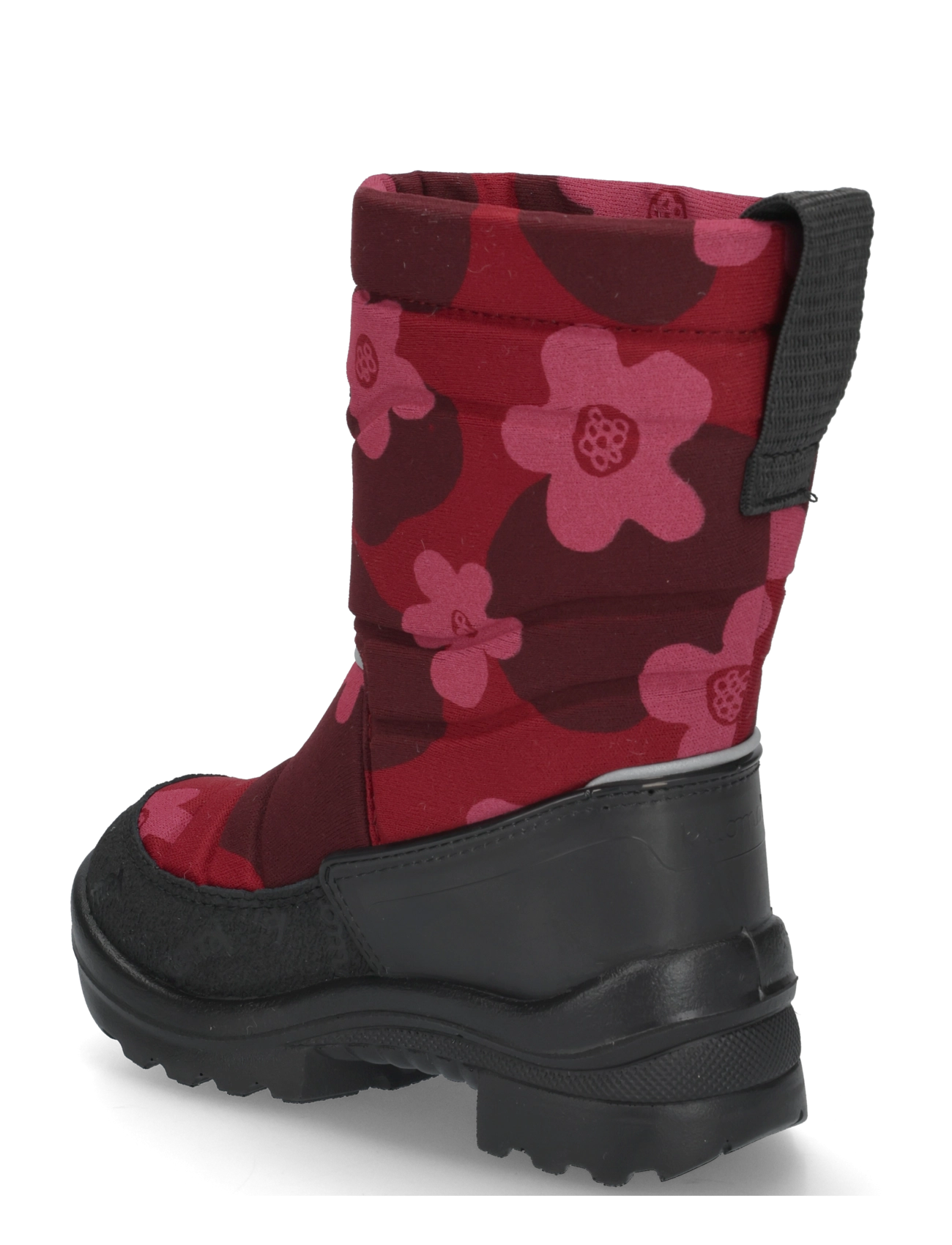 Kuoma - Putkivarsi wool - winter boots - bordeaux flower - 1
