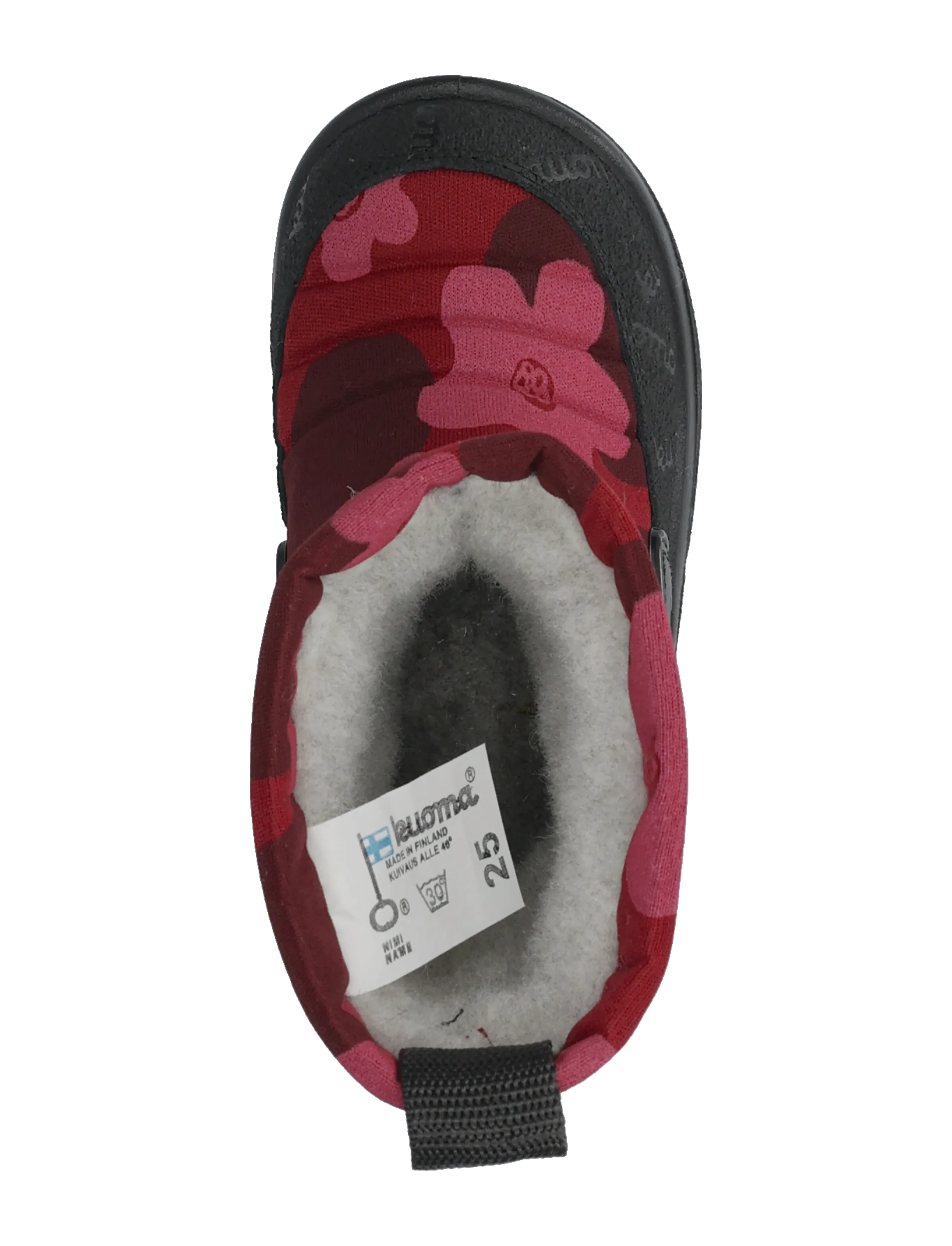 Kuoma - Putkivarsi wool - autumn savings - bordeaux flower - 3