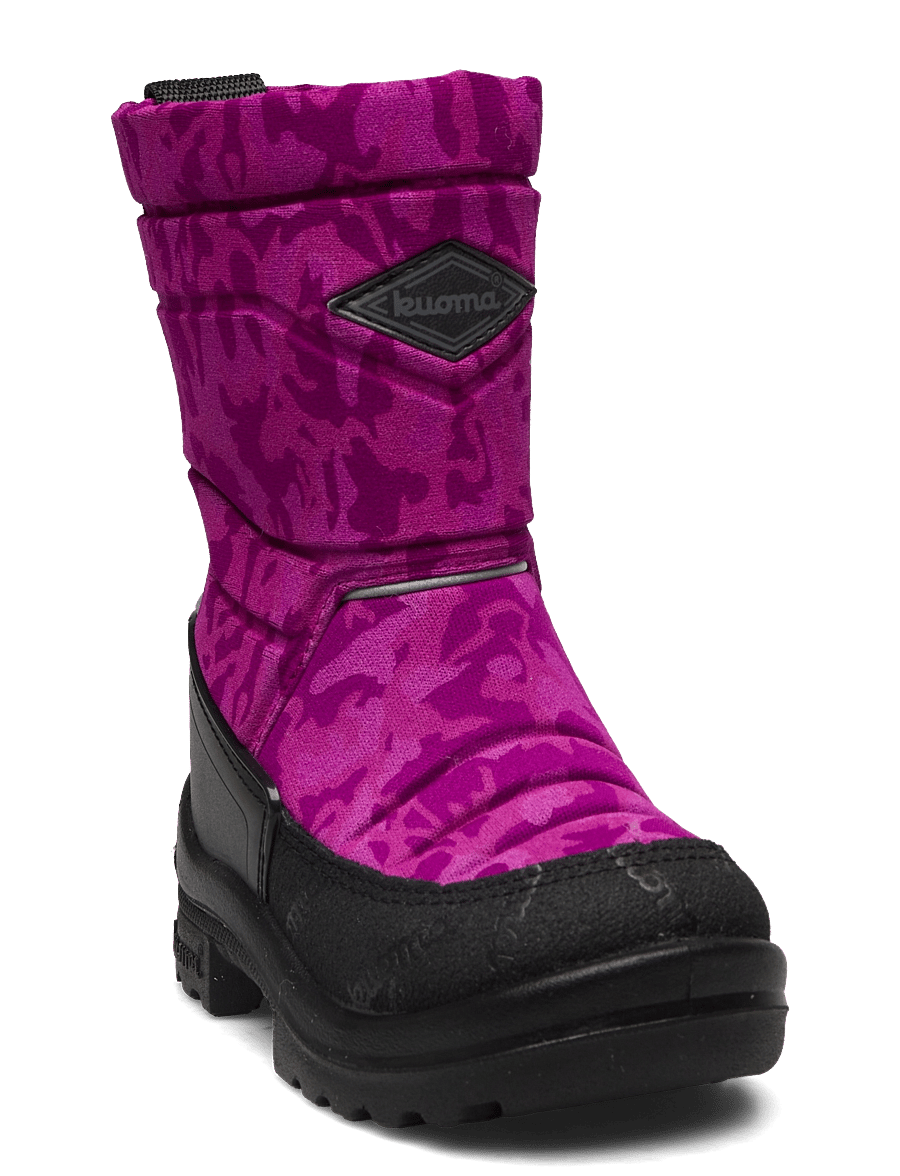 Kuoma - Putkivarsi wool - winterstiefel - boysenberry ghost - 0