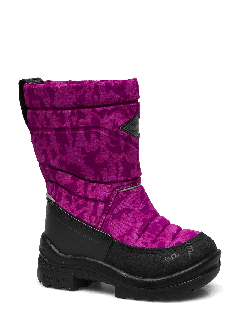 Kuoma - Putkivarsi wool - winter boots - boysenberry ghost - 1