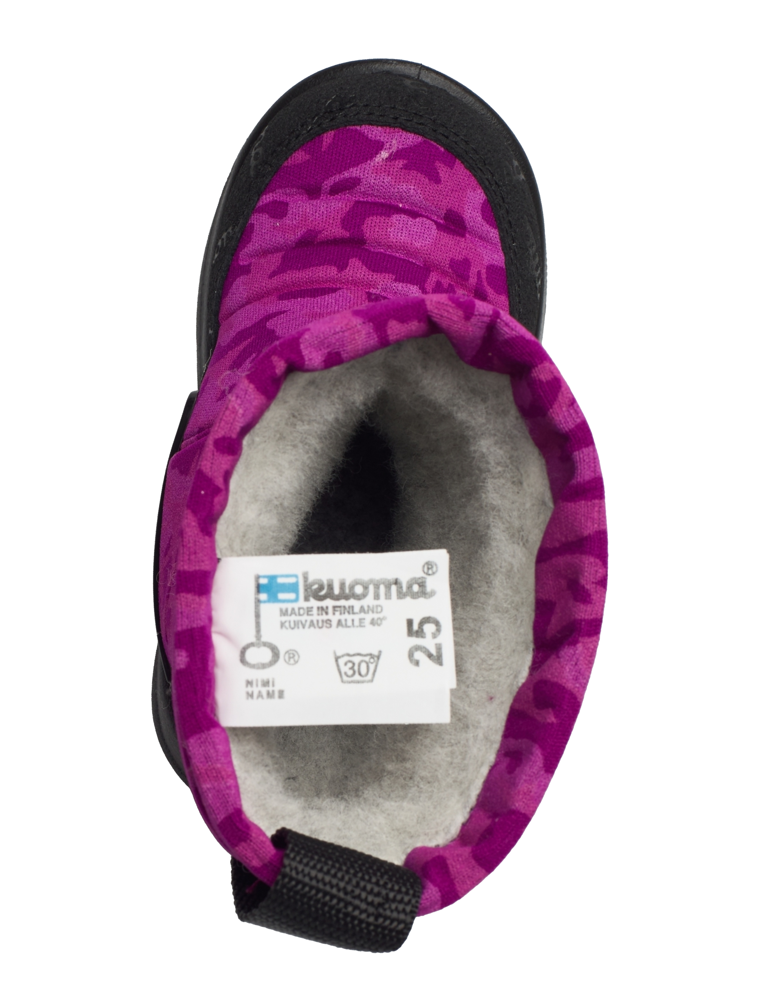 Kuoma - Putkivarsi wool - herbstschuhe - boysenberry ghost - 3