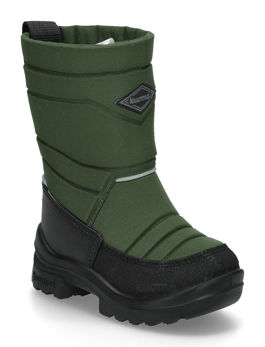 Kuoma - Putkivarsi wool - sügisene kokkuhoid - forest green - 0