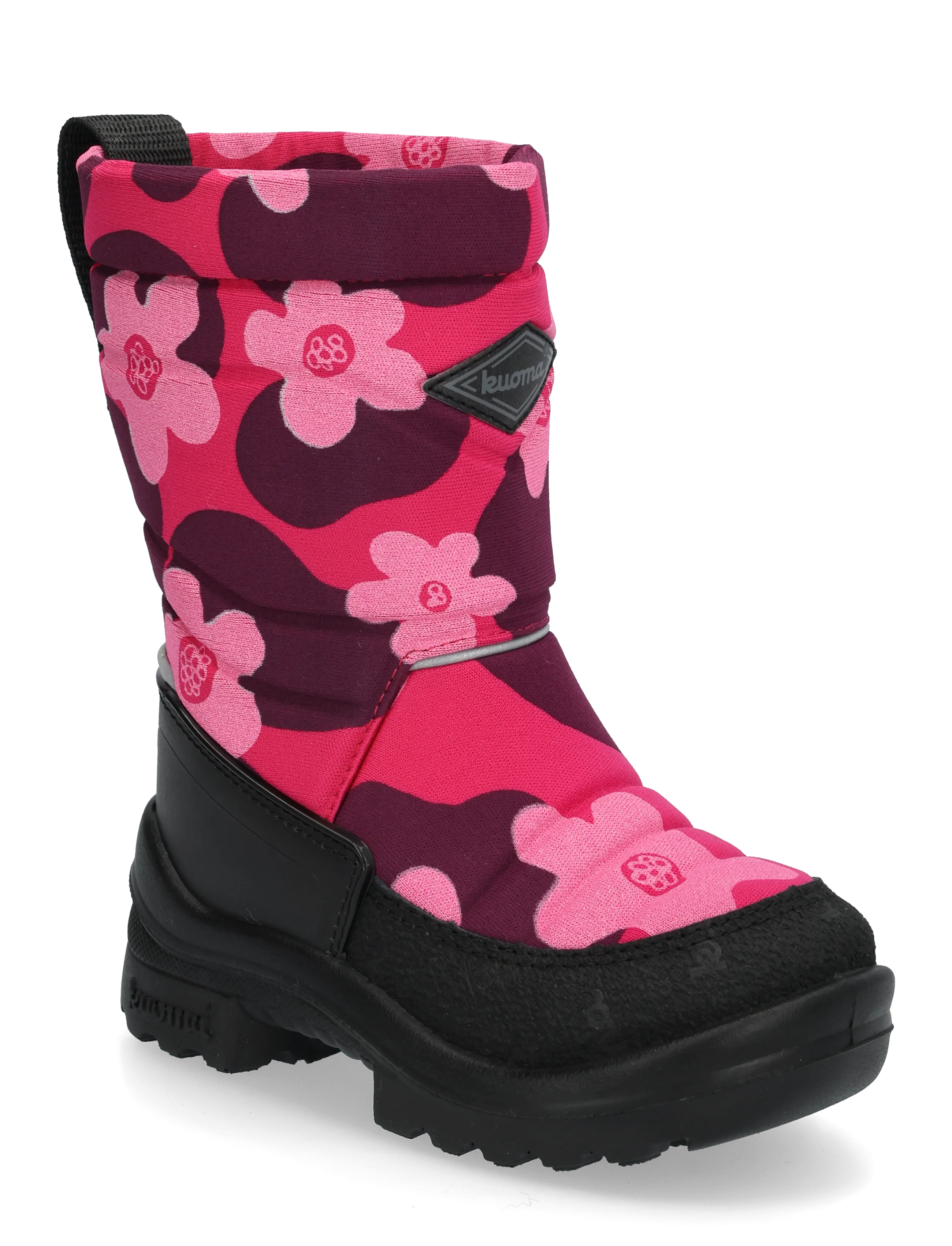 Kuoma Putkivarsi wool - Kuoma - PINK FLOWER / pink/rose