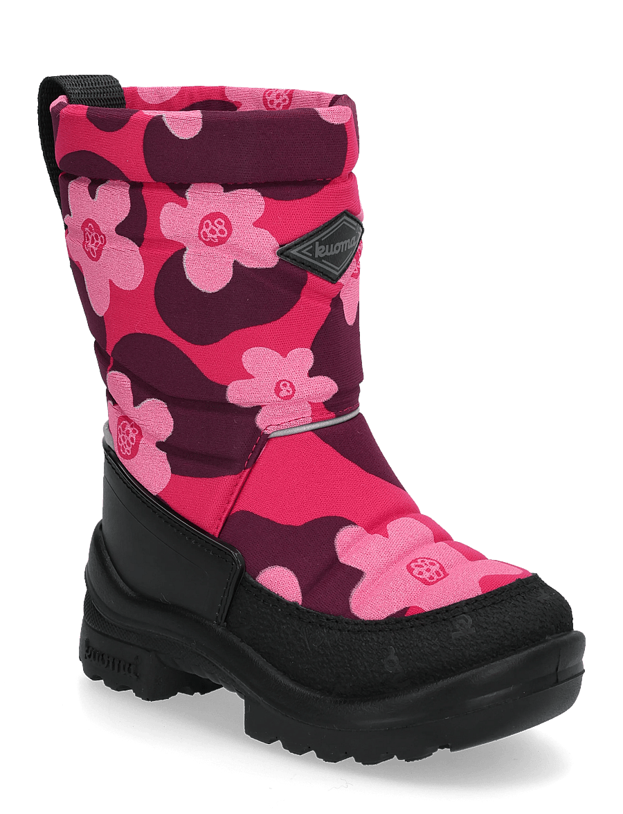 Kuoma - Putkivarsi wool - sügisene kokkuhoid - pink flower - 0