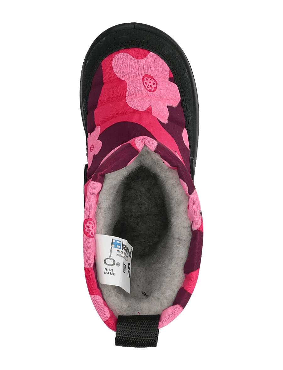 Kuoma - Putkivarsi wool - sügisene kokkuhoid - pink flower - 3
