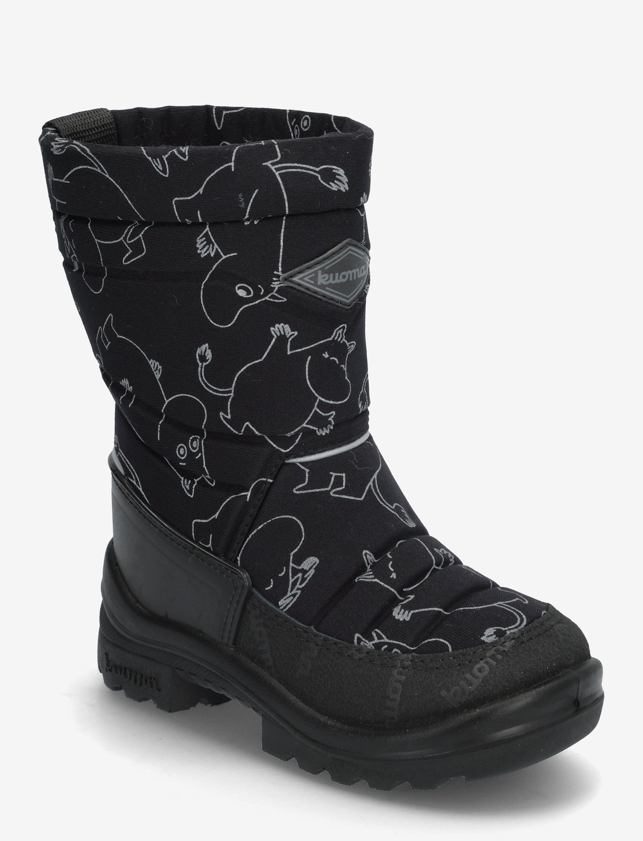 Kuoma - Putkivarsi wool - winterlaarzen - black moomintroll - 0