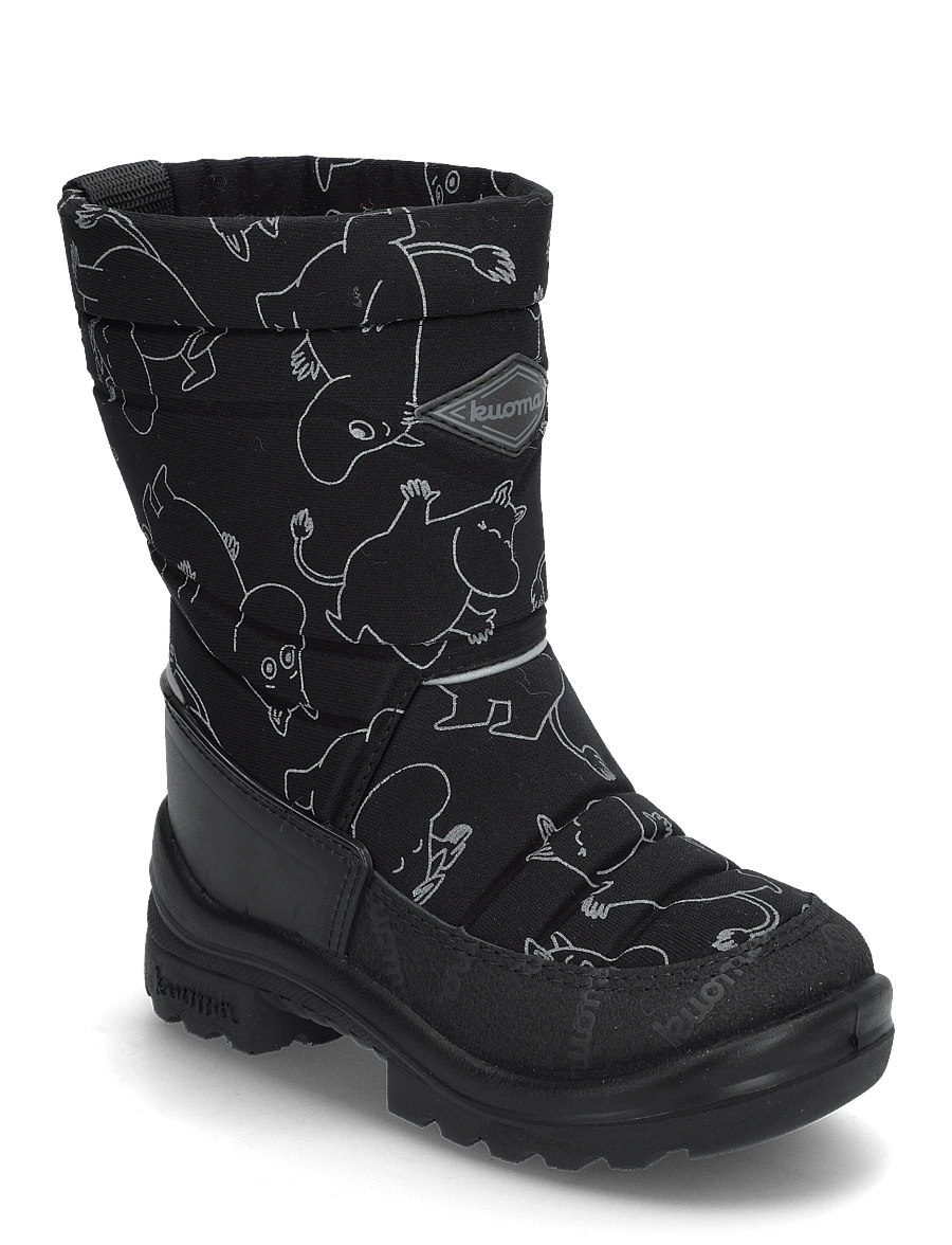 Kuoma - Putkivarsi wool - talvesaapad - black moomintroll - 0