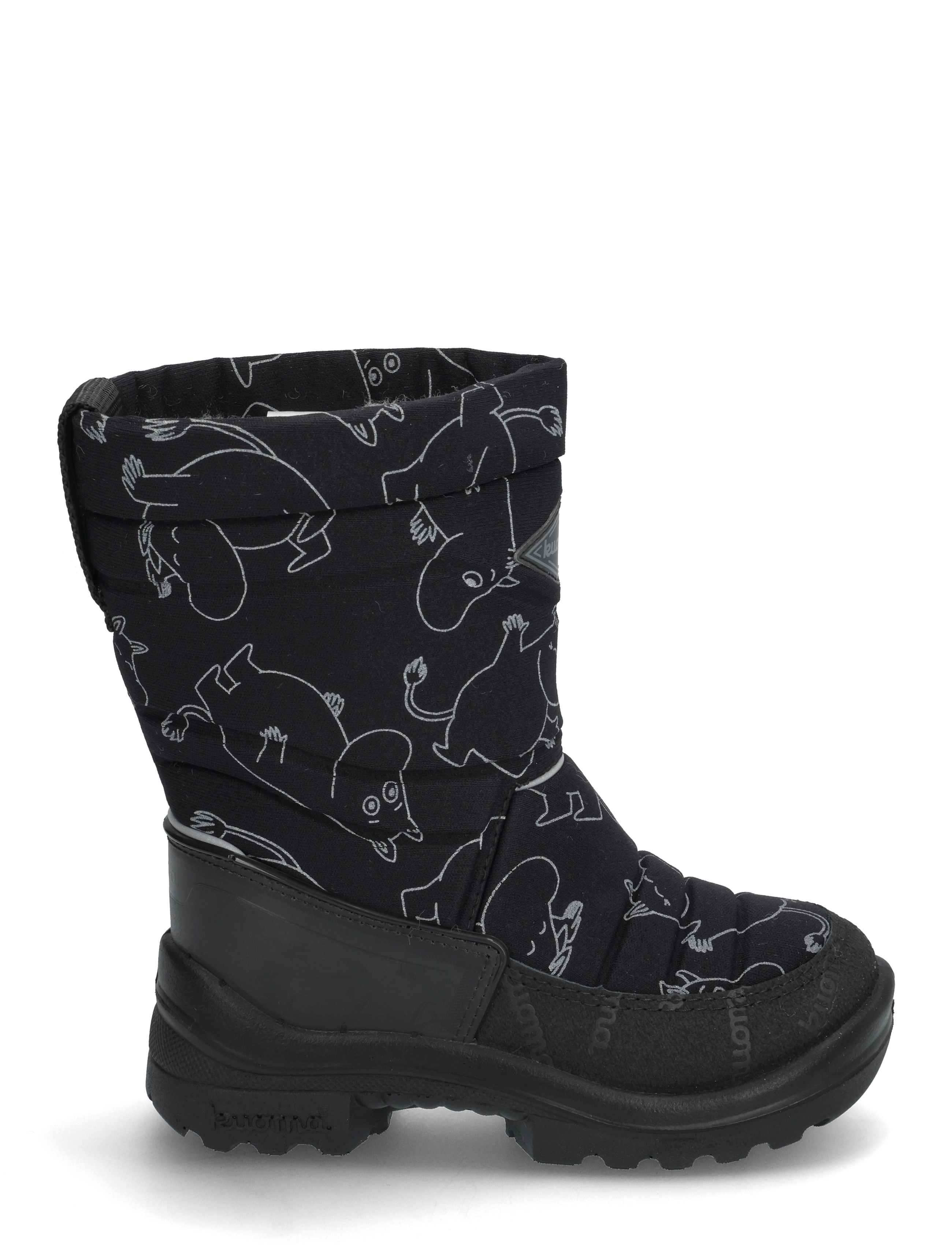 Kuoma - Putkivarsi wool - talvesaapad - black moomintroll - 1