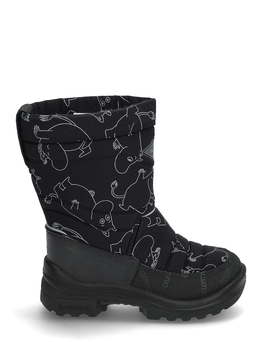 Kuoma - Putkivarsi wool - talvesaapad - black moomintroll - 1