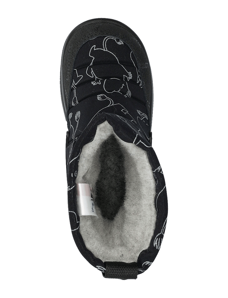 Kuoma - Putkivarsi wool - talvesaapad - black moomintroll - 3