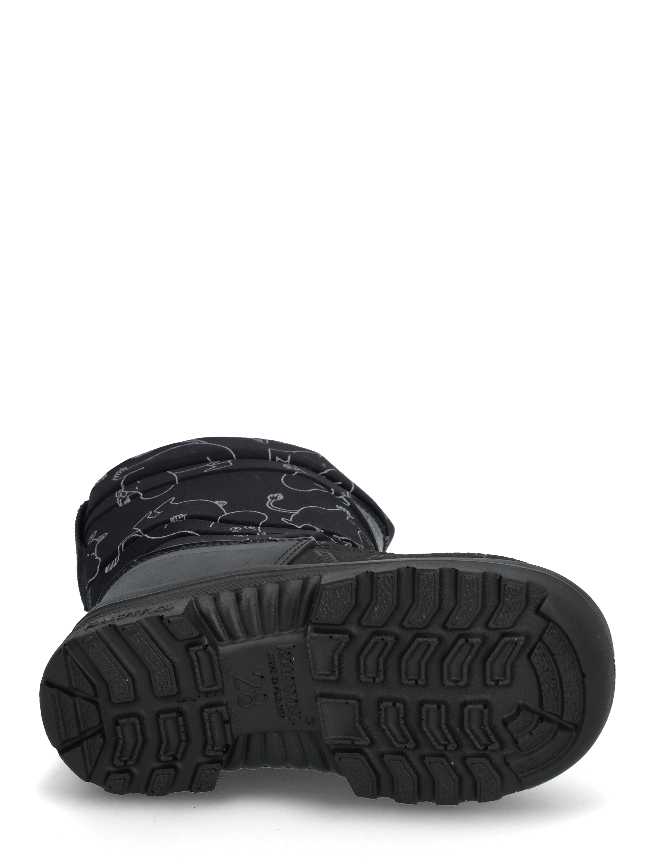 Kuoma - Putkivarsi wool - talvesaapad - black moomintroll - 4