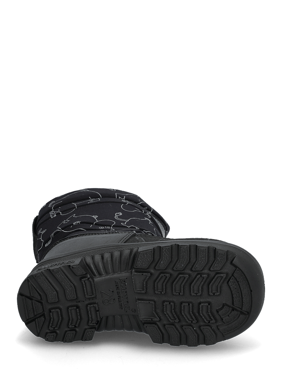 Kuoma - Putkivarsi wool - talvesaapad - black moomintroll - 4