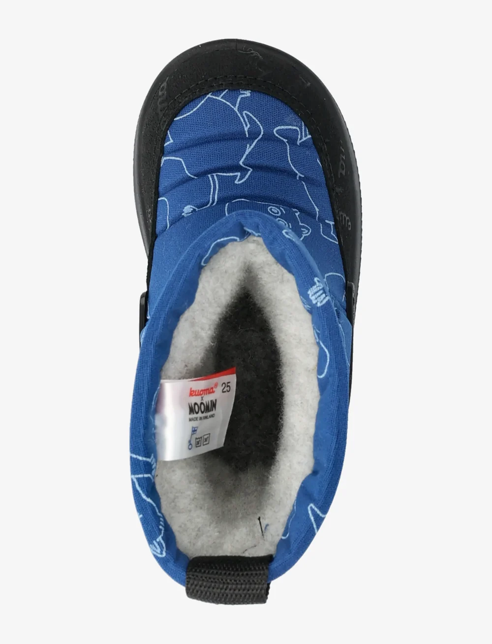 Kuoma - Putkivarsi wool x Moomin - vinterstövlar - sky blue moomintroll - 3