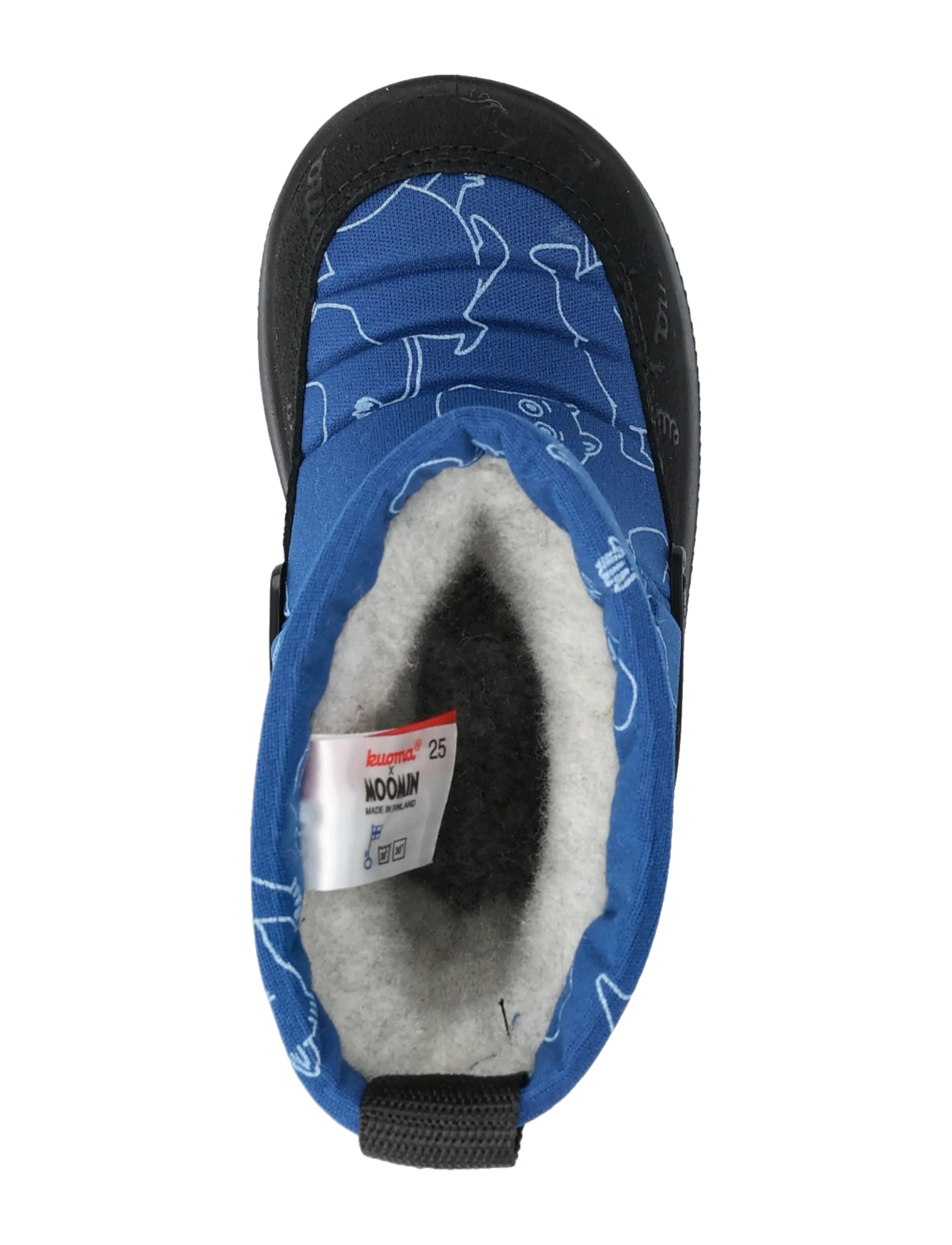 Kuoma - Putkivarsi wool - vinterstövlar - sky blue moomintroll - 3