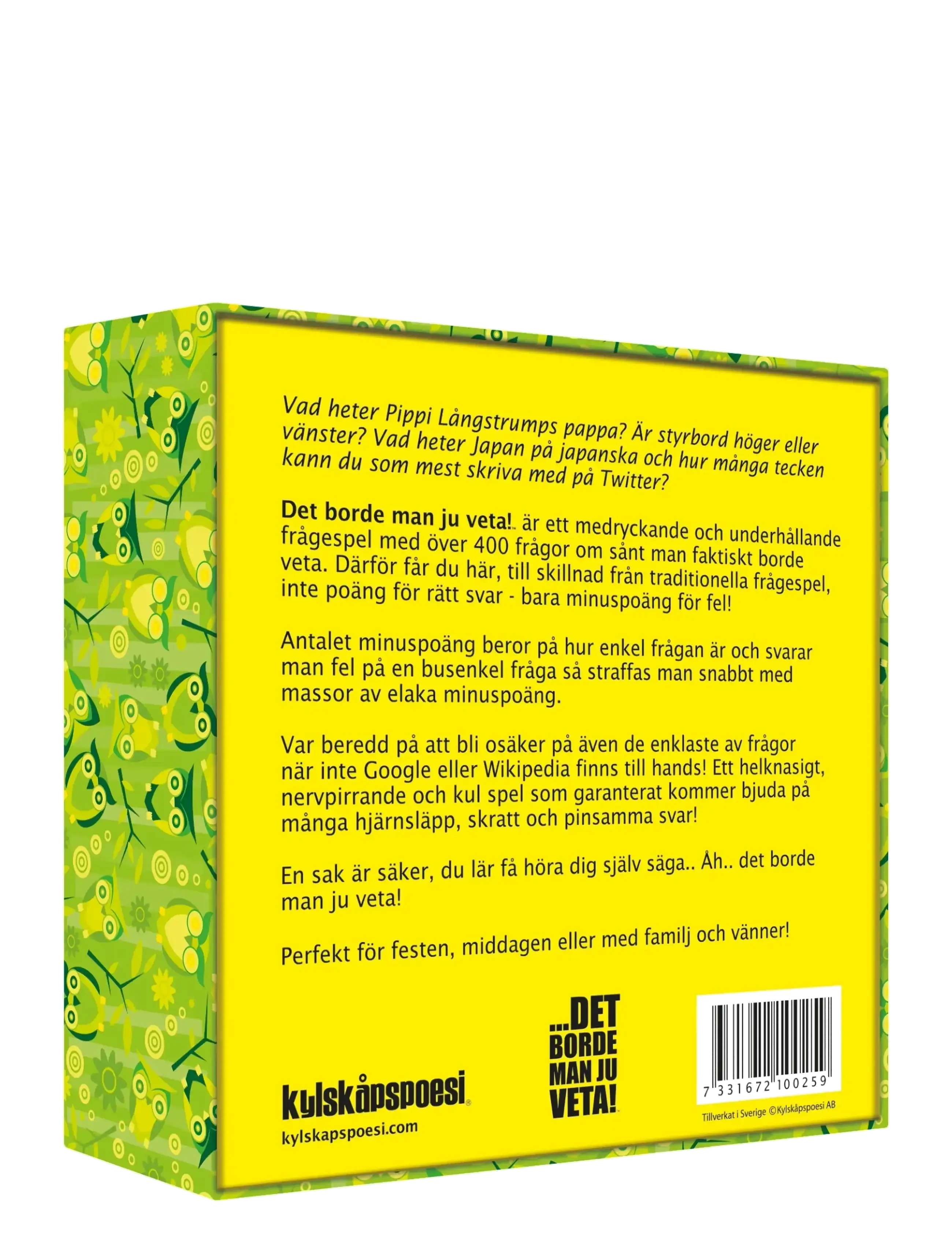Kylskåpspoesi - Det borde man ju veta! - spel & pussel - multi coloured - 1