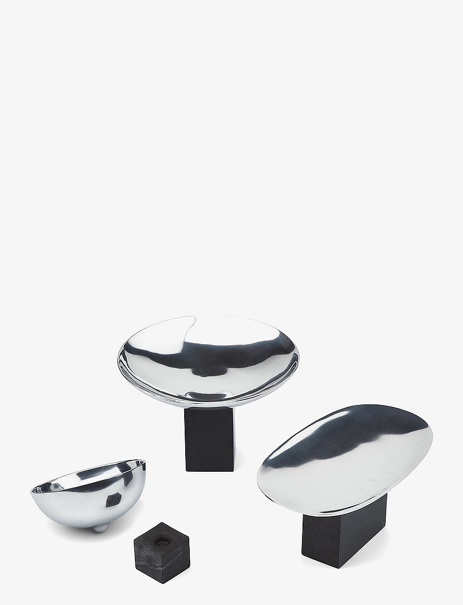 Kylskåpspoesi - SAPOTO Bowl - servierschalen - silver / black - 2