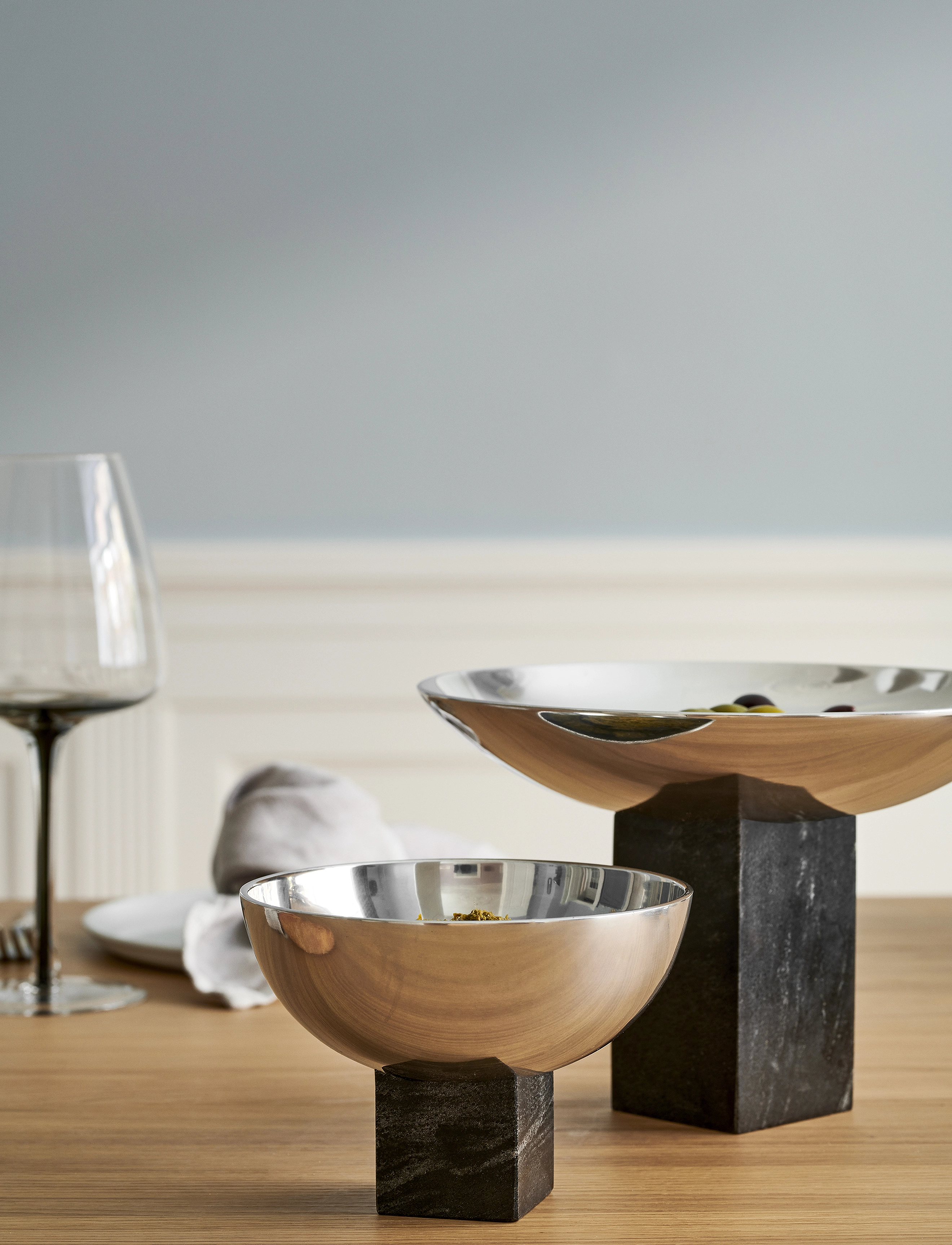 Kylskåpspoesi - SAPOTO Bowl - servierschalen - silver / black - 3