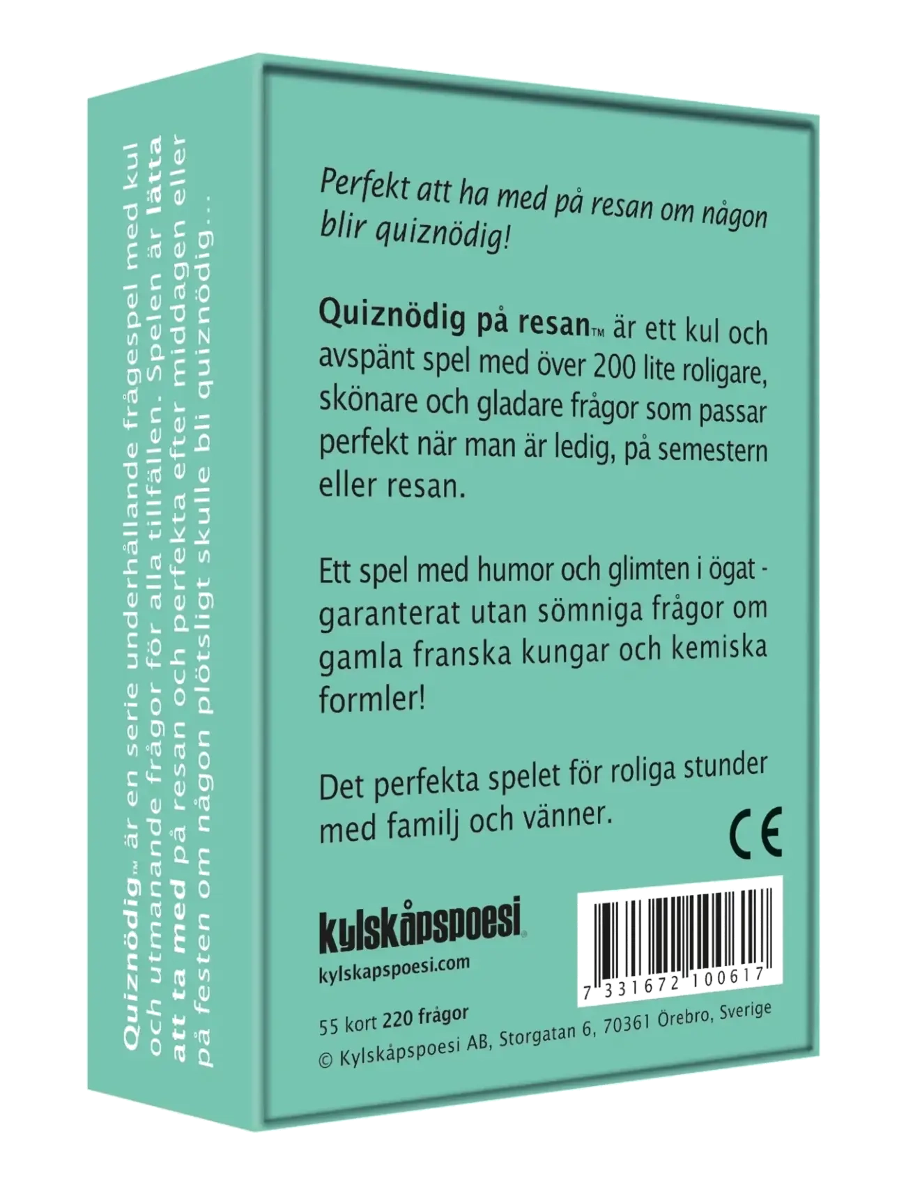 Kylskåpspoesi - QuizNödig - På resan - spel & pussel - multi coloured - 1