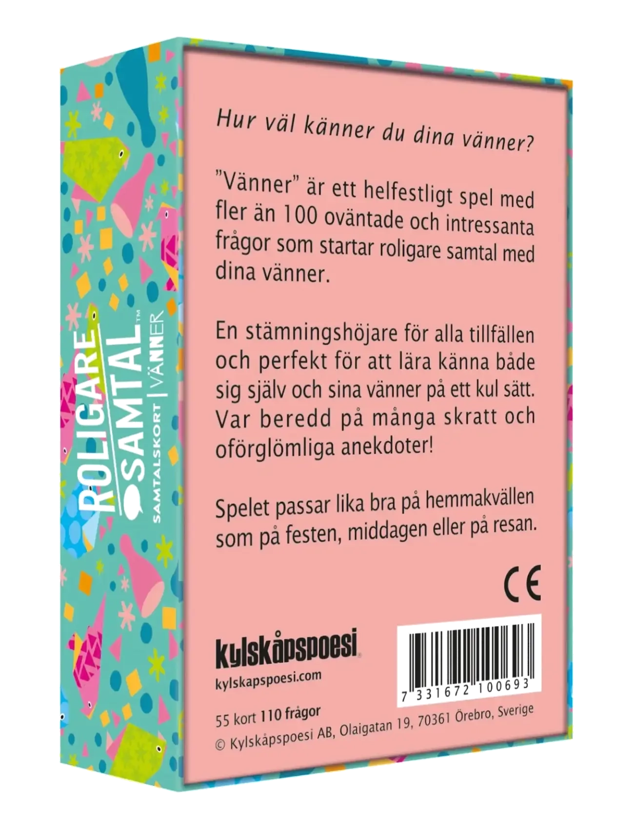 Kylskåpspoesi - Roligare Samtal - Vänner - multi coloured - 1