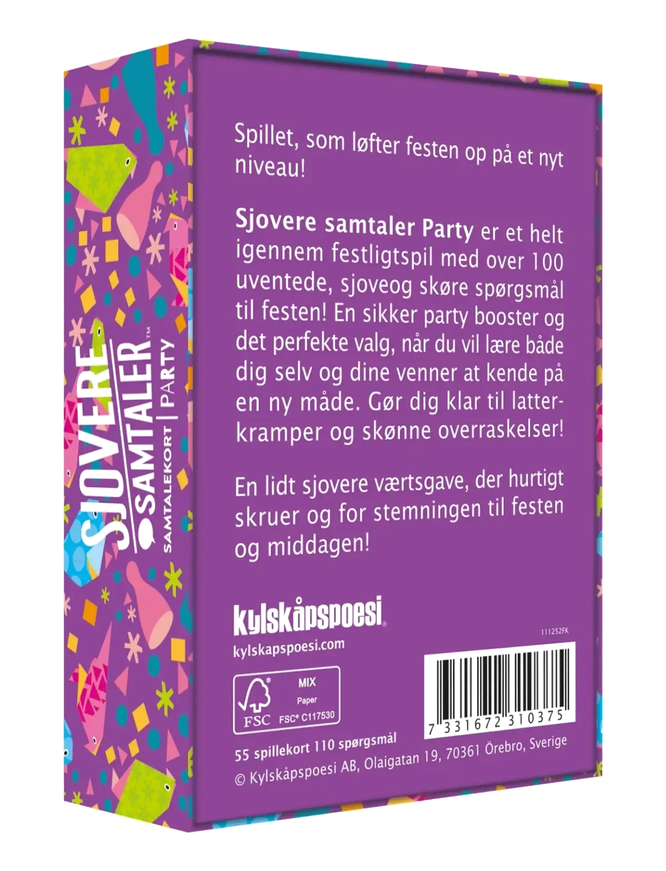 Kylskåpspoesi - Sjovere samtaler - PARTY - multi coloured - 1