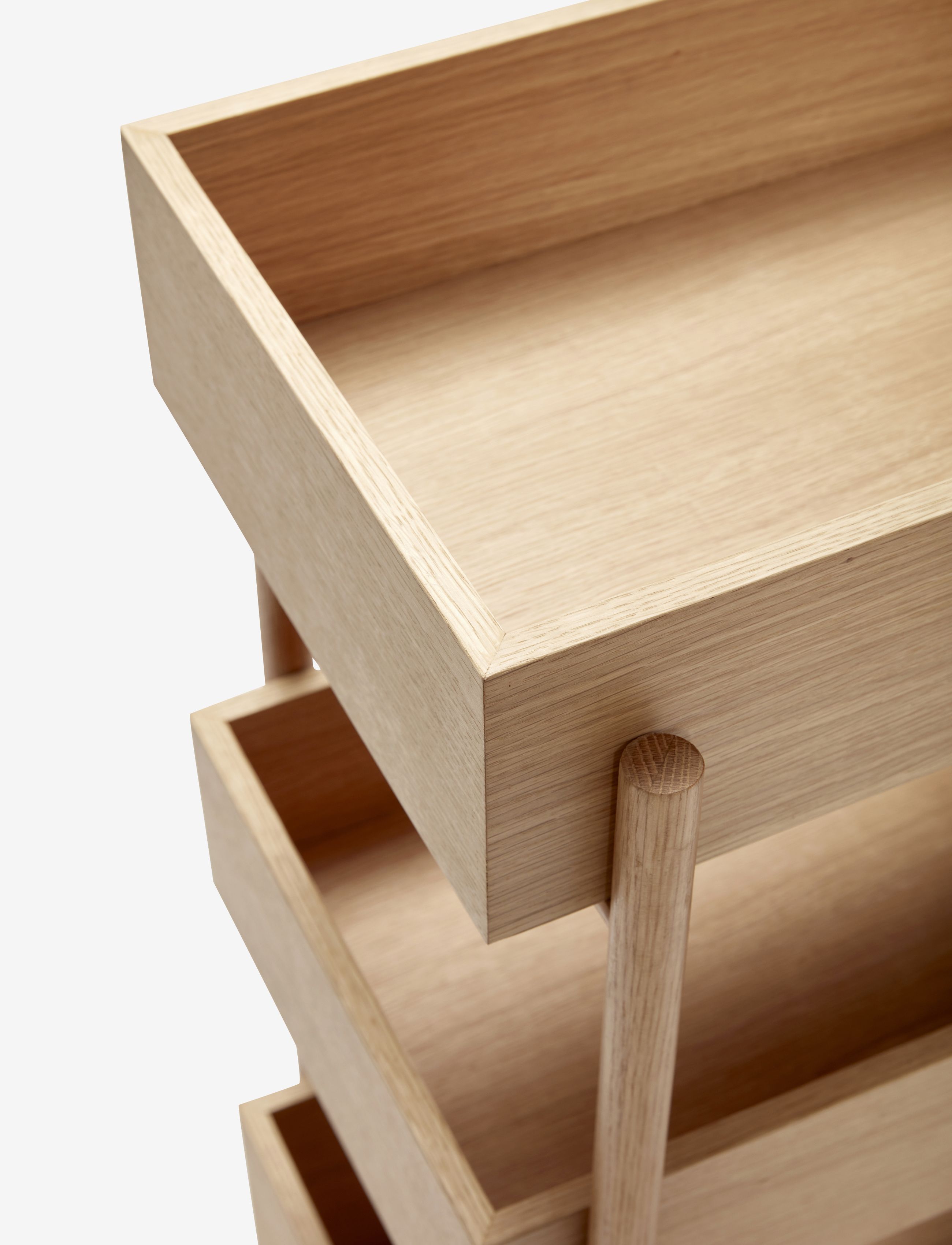 Kylskåpspoesi - Stack Konsolbord - sideborde og små borde - natural - 2