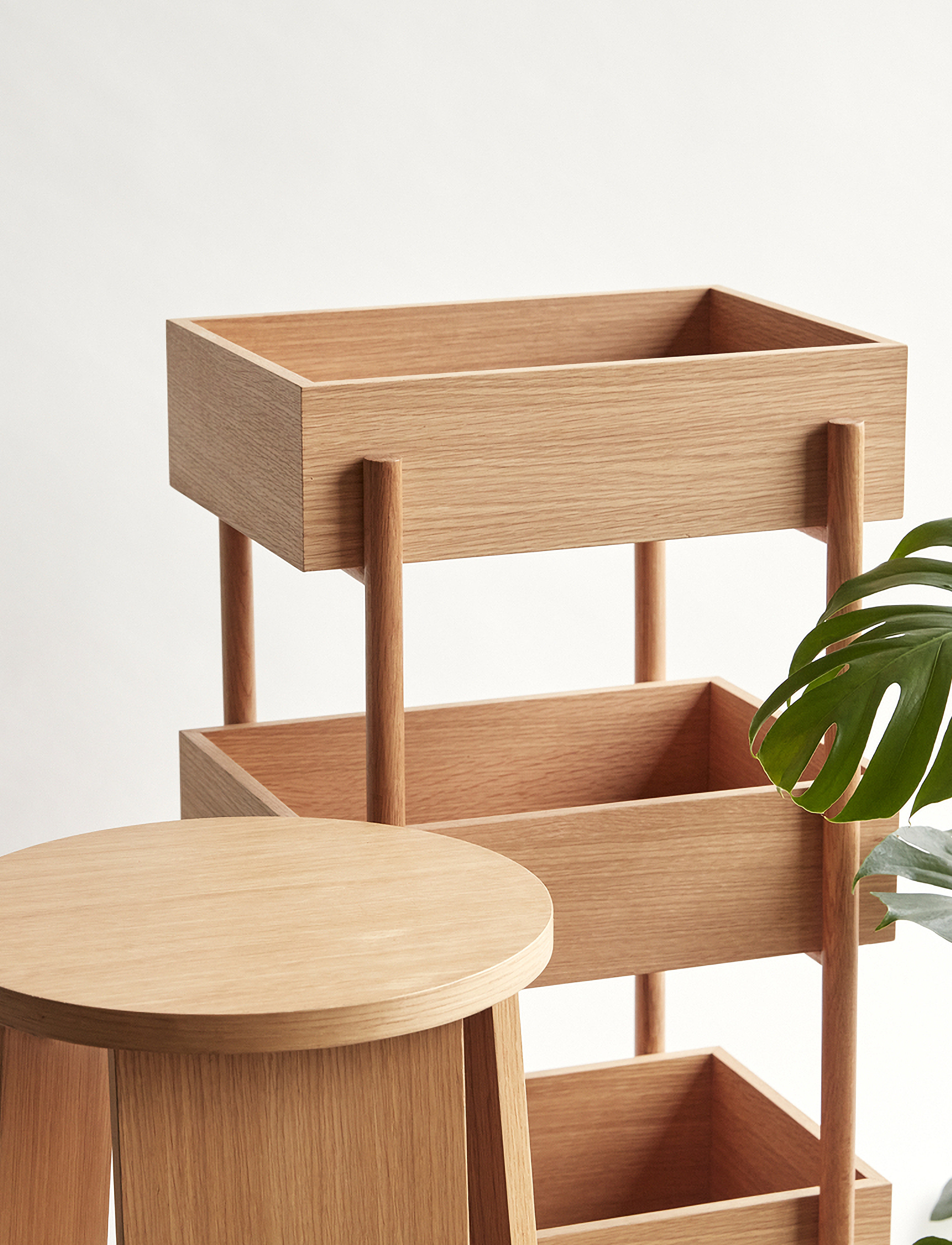 Kylskåpspoesi - Stack Konsolbord - sideborde og små borde - natural - 4
